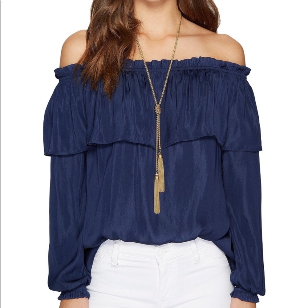 Lily Pulitzer Off The Shoulder Top